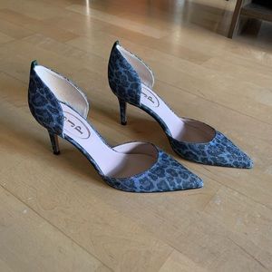 Sarah Jessica Parker leopard d’orsay heels